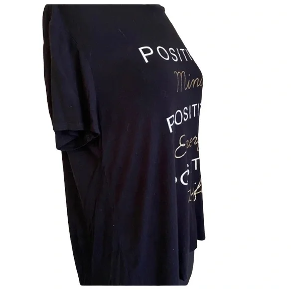 ***SOzLD***GRAPHIC TEE - Pretty Rebel Black Medium Top - Picture 4 of 8